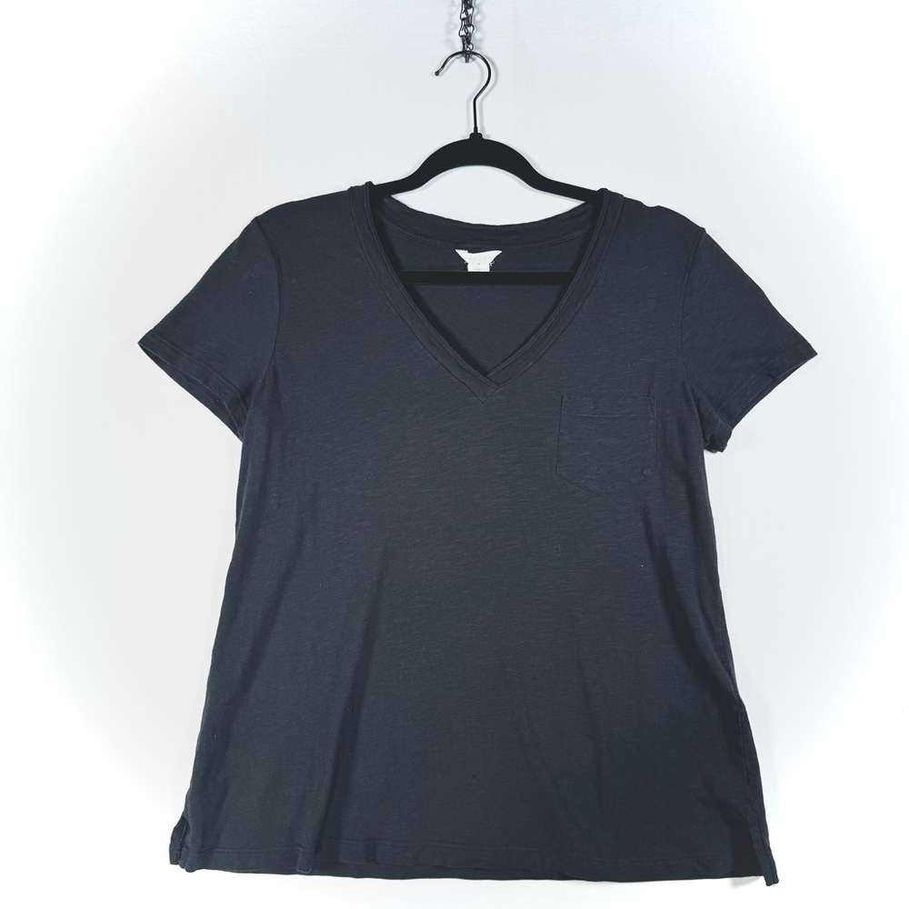 Caslon Black Short Sleeve Relaxed T-Shirt w/ Pocket
